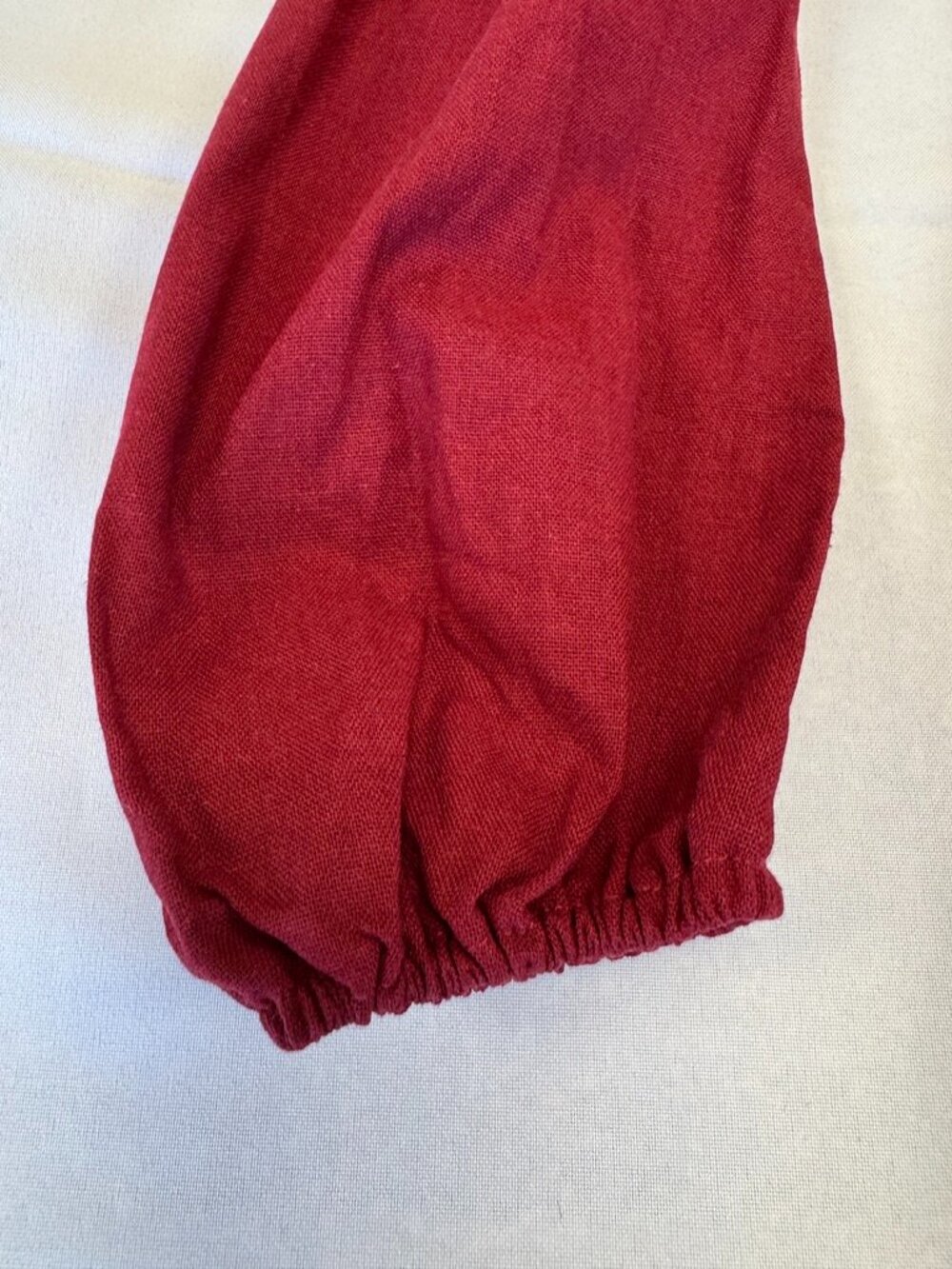 Princess Polly The Villa Mini Dress Burgundy Long Sleeve Ruffle Size 6 - Picture 10 of 14